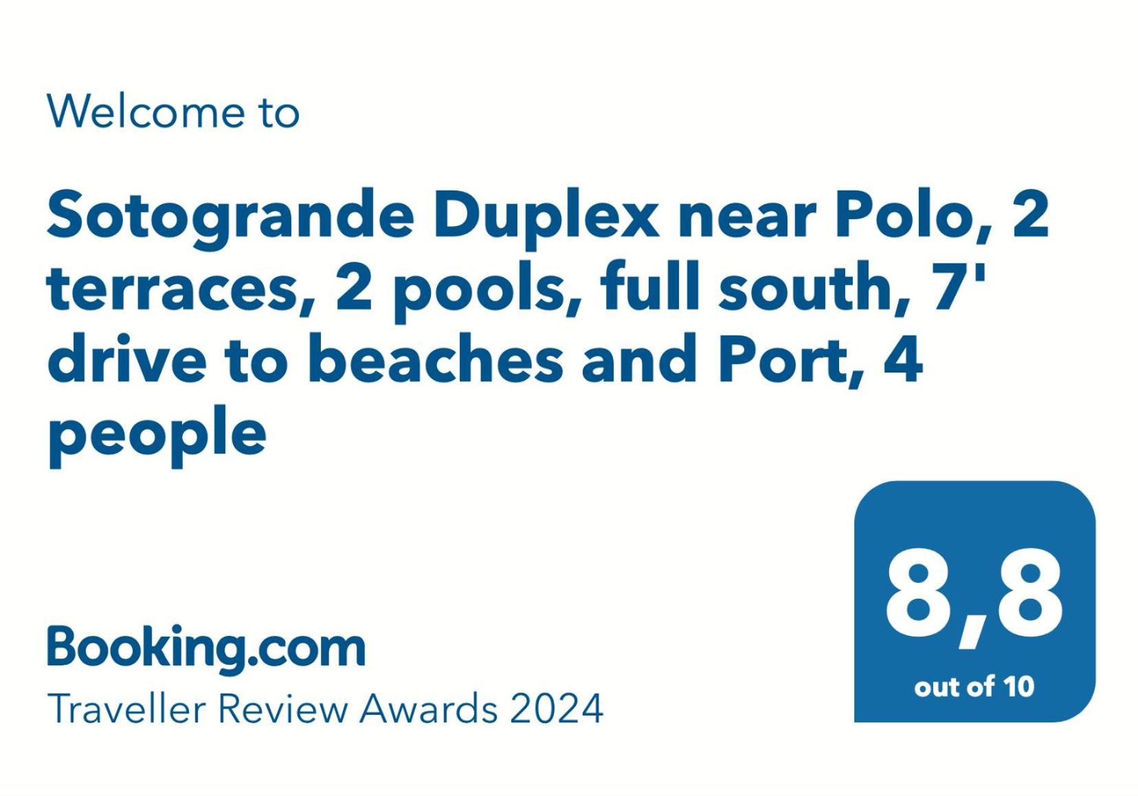 Sotogrande Duplex Near Polo, Best Pool View, 2 Pools, Full South, 7 Drive To Beaches And Port Esterno foto